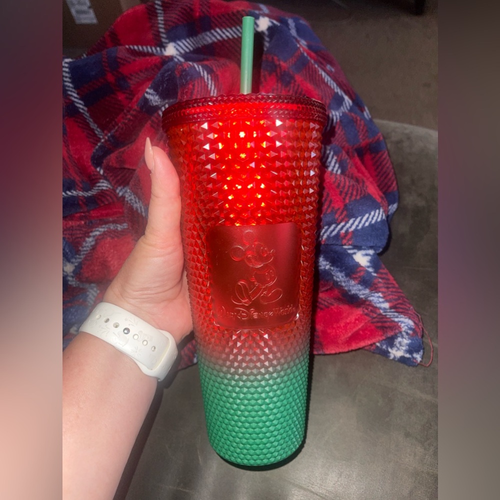 Walt Disney world Christmas Starbucks tumbler